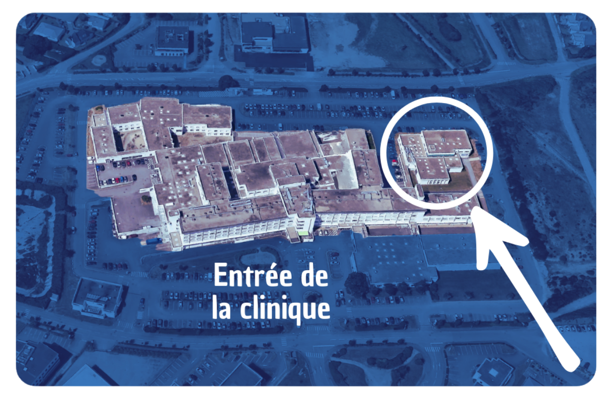 Plan de la clinique Océane SOS Médecins Vannes